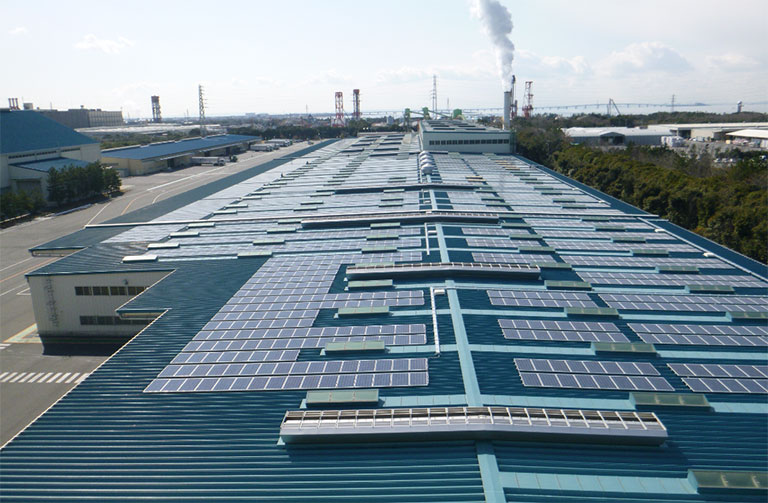 Solar Park power plant at the Yoshino Chiba No.3 plants