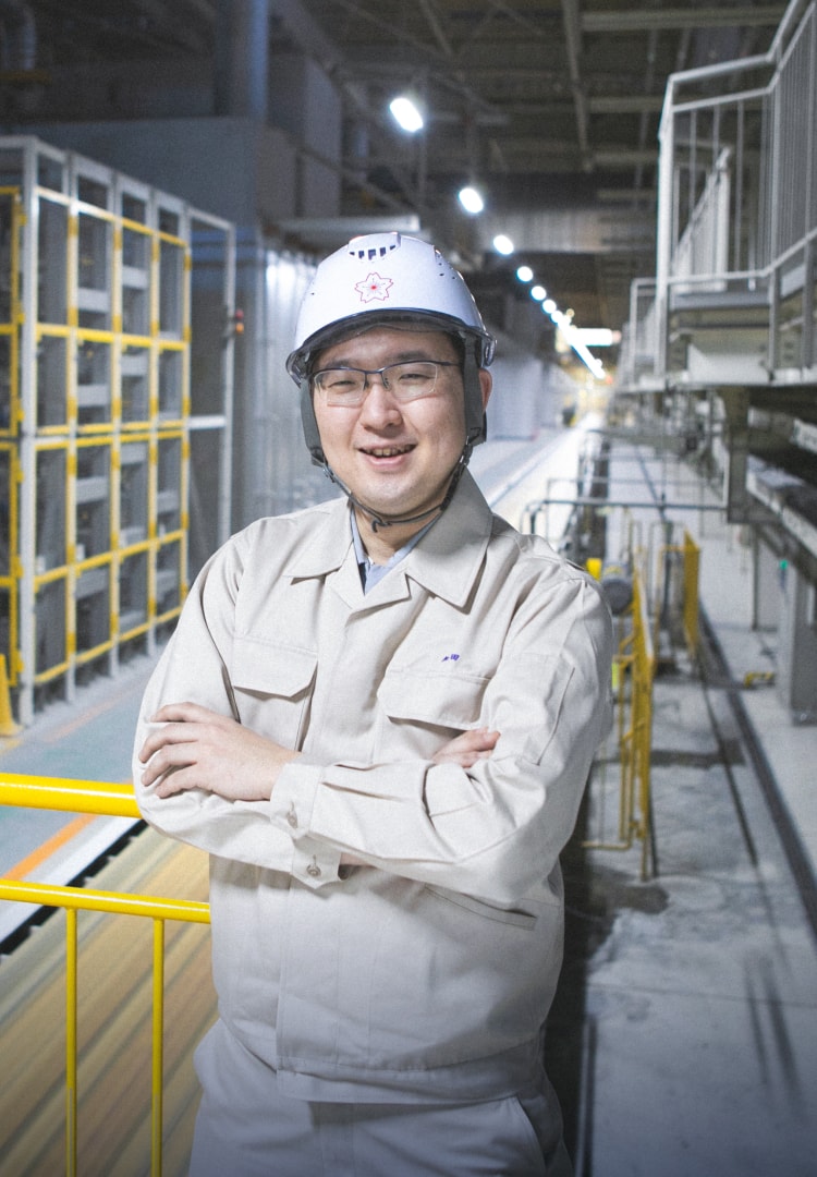 最新設備を備える千葉第三工場の巨大な生産ラインを支える