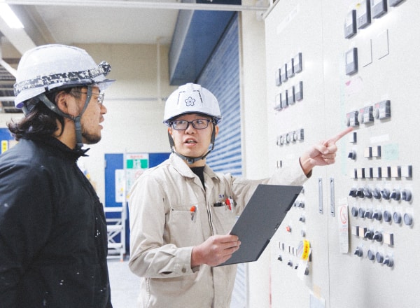 オペレータと打ち合わせ